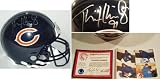 Tommie Harris Signed Bears Authentic ProLine Riddell Full-Size Helmet