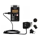 International Wall / AC Charger for the Tascam DR-1 - Gomadic Brand w/ TipExchange Technology
