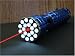 MULTI-FUNCTION 18 LED ULTRA BRIGHT TORCH FLASHLIGHT with LASER POINTER - Blue