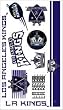 Los Angeles Kings Temporary Tattoos - SET OF 6 - Sports Merchandise