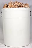 Ultimates 6.5 Gallon White Tin with 9 Pounds of Caramel Nut Corn