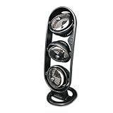 Honeywell Two-Speed Electronic Multi-Pivotal Tower Fan, Plastic, Black and Chrome