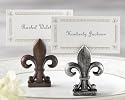 Fleur-de-Lis Place Card/Photo Holder (Bronze-Set of 4)