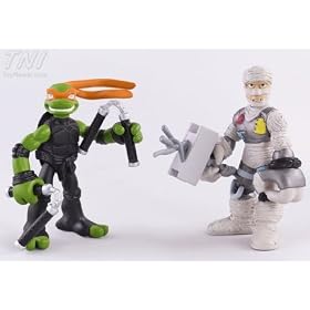 TMNT 3" Mini Mutants 2-pack: Michelangelo vs. Rat King