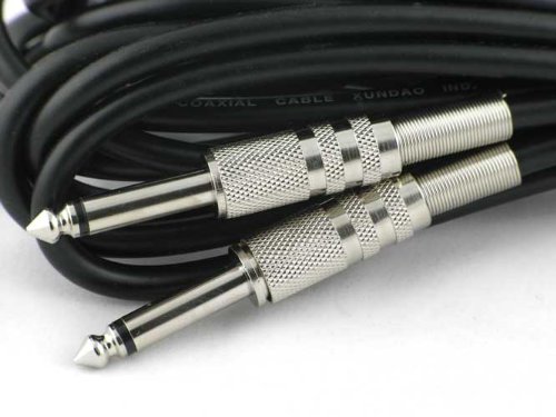 Jack to jack cable for guitar, bass and other instruments 6m