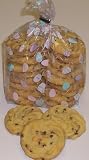 Gourmet Food : Scott's Cakes 1 lb. Chocolate Chip Shortbread Cookies in a Easter Egg Bag