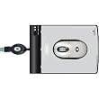 Battery Free GREEN Eco Friendly Wireless Optical Grey Silver and Black Mouse with 2 ft. wired USB Rectangular Pad - Does Not Use Batteries Environmentally Friendly Solution - May Not be Suitable for Computers Located Farther than 2 Feet from Mouse Pad