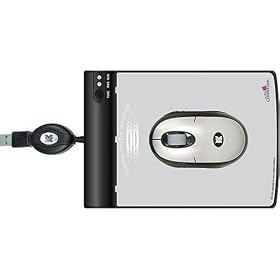 Battery Free Wireless Optical Mouse and Pad USB