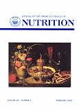 Journal of the American College of Nutrition