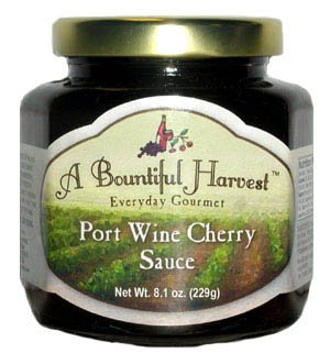 Port Wine Cherry Sauce - A Bountiful Harvest Everyday Gourmet by A Bountiful Harvest