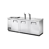 True S/S Club Top Direct Draw Beer Dispenser F/ 4 Half Barrels - TDD-4CT-S
