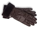 UGG Australia Snowbyrd Gloves Sheepskin Leather – Brown