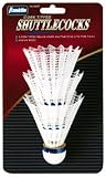 Shuttlecocks 3261/01 6 Pack Assorted Colors Yellow, White & Blue