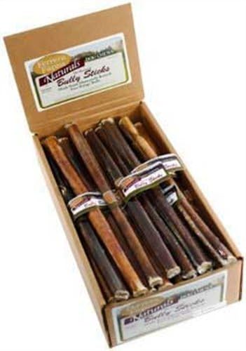 Ferrera Farms 12-Inch Regular Bully Stick, Cigar Banded, 5-Count