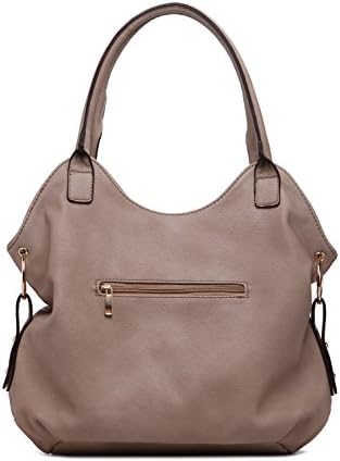 DS Bags Womens Leather HOBO HANDBAG 91568 Camel 16.5"(L)x4.75"(w)x13"(H)*8.25(handle space)