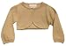 Bonnie Jean Girls 7-16 METALLIC GOLD KNIT BOLERO Sweater/Shrug/Jacket
