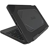 ZAGG Rugged Book Case Durable Hinged with Detachable Backlit Keyboard for iPad Air 2 - Black (ID6RGK-BB0)