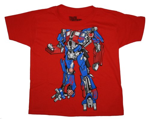  Transformers Optimus Prime Character T-shirt for Boys