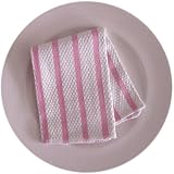 Basketweave Dishcloth - Girlie Pink