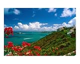 Caribbean Panorama, Fajardo, Puerto Rico Stretched Canvas Poster Print