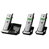 GE Cordless 5.8 GHz Edge 25951EE3 Phone with 3 Handsets, Call Waiting Caller ID and Digital Answering System