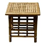 Bamboo Square End Table