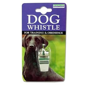 Rosewood Nickel Plated Dog Whistle