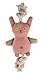 Simply Fido Pink Bunny Canvas Dog Toy