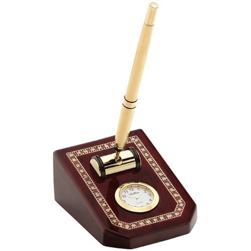 Seth Thomas Kingsford Brown Desk Clock