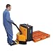 Vestil EPT-2048-45-RP Fully Powered Electric Pallet Truck with Stand-On Platform, 4500 lbs Capacity, 48" Length x 20" Width Fork