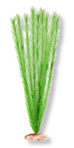 Soft Foxtail Silk-Style Aquarium Plant - Emerald Green, Large 13-14 inches