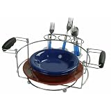 Buffet Caddy Plate and Flatware Organizer