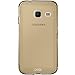 J1 Mini Case, ACMEBOX [Slim Thin] Anti-Shock TPU Gel Rubber Thin Flexible Soft Bumper Silicone Protective Case Cover for Samsung Galaxy J1 Mini (2016) -(Clear Gold)