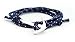 Golastartery Fashion Punk Style Alloy Bangle Weave Wax Rope Bracelets Anchors Cuff Bracelets