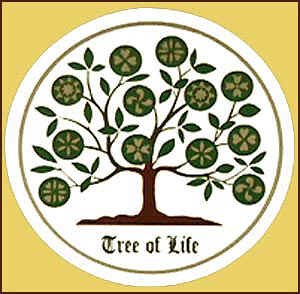 Hex Sign: Tree of Life 12: Happy Life and Joyful Memories