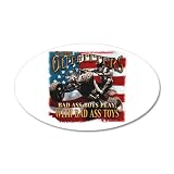 38.5x24.5O Wall Vinyl Sticker All American Outfitters Bad Ass Boys Play Bad Toys
