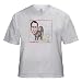 Chow Bela Lugosi - Adult Birch-Gray-T-Shirt 2XL
