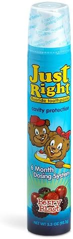 Just Right Fluoride Toothpaste (Berry Blast)