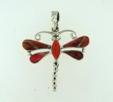 Spiny Oyster Dragonfly Pendant