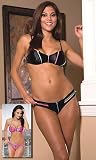 Zipper Set - Sexy Satin Bra & Thong Panty Lingerie Set