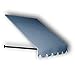 Awntech 6-Feet Dallas Retro Window/Entry Awning, 56-Inch Height by 48-Inch Diameter, Dusty Blue