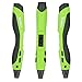 SUNLU Professional Printing 3D Pen with OLED Display,3-Dimensional Model Making,Stimulate Children's Imagination and Practical Ability(Green)