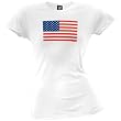 American Flag Juniors T-Shirt