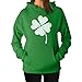 Faded Shamrock Hoodie for St. Patrick Day Irish Women's Hoodie