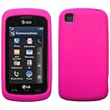 Cbus Wireless Hot Pink Silicone Case / Skin / Cover for LG Encore / GT550