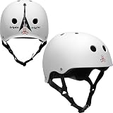Triple 8 Elliot Sloan Pro Model Helmet (Off-White, Large)