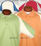 Heritage Cross Mens Luxury Two Tone Polo Shirt