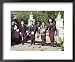 Bhutanese Children Going to School, Paro, Bhutan Framed Art Poster Print by Angelo Cavalli, 22x18