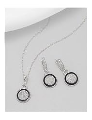 Jewelry set Earrings In 92.5 Sterling Silver