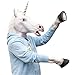 Laylala Novelty Unicorn Head Latex Mask Plus Unicorn Hooves Gloves